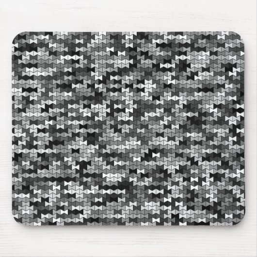 Grayscale Bowties Mousepad (Vorne)