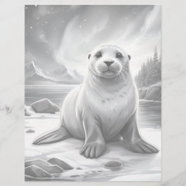 Grayscale Coloring Page - Siegel Painting