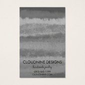 Grayscale Earring Necklace Juwelier Display Card (Rückseite)