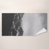 GRAYSCALE-FOTO BADEHANDTUCH (Badehandtuch)