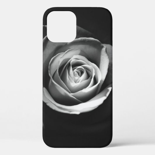 GRAYSCALE FOTO DER ROSE Case-Mate iPhone HÜLLE (Rückseite)