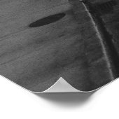 GRAYSCALE FOTO DER STADTSTRASSE POSTER (Ecke)
