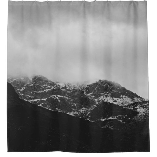 GRAYSCALE-FOTO DUSCHVORHANG (Vorderseite)