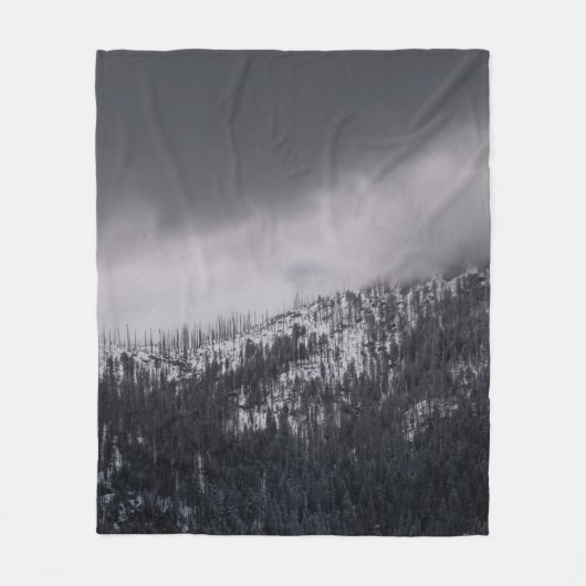 GRAYSCALE-FOTO FLEECEDECKE (Vorderseite)