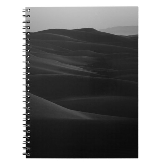 GRAYSCALE FOTO VON DESERT NOTIZBLOCK (Vorderseite)
