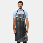 GRAYSCALE-FOTO VON VIER TELEFONBOOTEN SCHÜRZE (Getragen)