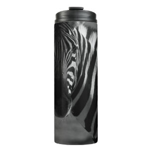 GRAYSCALE FOTO ZEBRA THERMOSBECHER
