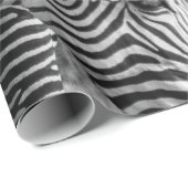 GRAYSCALE FOTO ZEBRAS GESCHENKPAPIER (Rolleneckpunkt)
