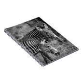 GRAYSCALE FOTO ZEBRAS NOTIZBLOCK (Rechte Seite)