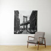 GRAYSCALE FOTOGRAFIE DER BROOKLYN-BRÜCKE WANDTEPPICH (Beispiel)