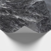 GRAYSCALE FOTOGRAFIE DES BERGES GESCHENKPAPIER (Ecke)