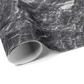 GRAYSCALE FOTOGRAFIE DES BERGES GESCHENKPAPIER (Rolleneckpunkt)