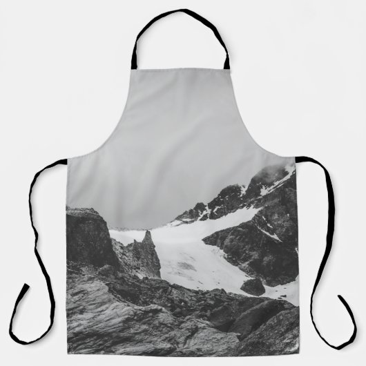 GRAYSCALE FOTOGRAFIE DES SCHNEEBERGES SCHÜRZE (Vorderseite)