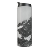 GRAYSCALE FOTOGRAFIE DES SCHNEEBERGES THERMOSBECHER (Nach rechts gedreht)