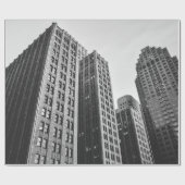 GRAYSCALE-FOTOGRAFIE MIT NIEDRIGEM WINKEL GESCHENKPAPIER (Flach)