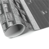 GRAYSCALE-FOTOGRAFIE MIT NIEDRIGEM WINKEL GESCHENKPAPIER (Rolleneckpunkt)