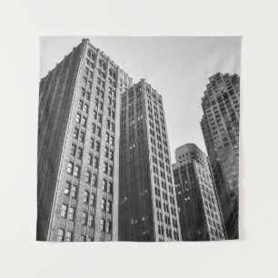 GRAYSCALE-FOTOGRAFIE MIT NIEDRIGEM WINKEL WANDTEPPICH