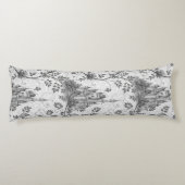 Grayscale Gran Canaria Verziertes Schloss im Val P Seitenschläferkissen (Rückseite)