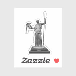 Grayscale Ungebrochen Bryn Mawr Athena Aufkleber