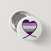 Graysexual Stolz-Herz Button (Vorne & Hinten)