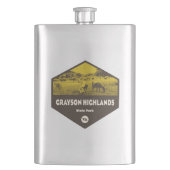 Grayson Highlands Staat Park Virginia Flachmann (Vorderseite)