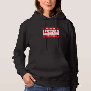 Grayson ist mein Name Personalisiert Nickname Cust Hoodie