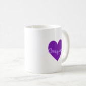 Grayson Lila Kaffeetasse (VorderseiteRechts)