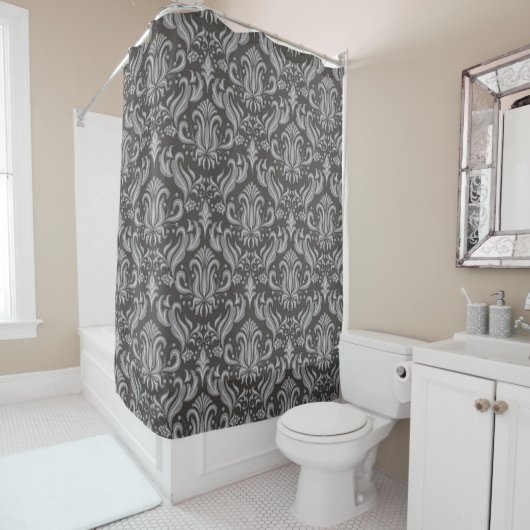 Graystone Damask Elegance Duschvorhang (Beispiel)
