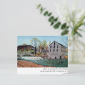 Graysville Mill - Grandpas Gemälde Postkarte (Stehend Vorderseite)