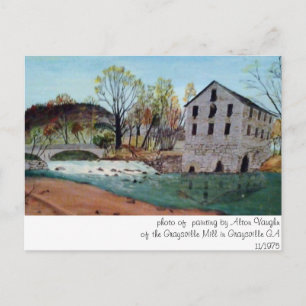Graysville Mill - Grandpas Gemälde Postkarte