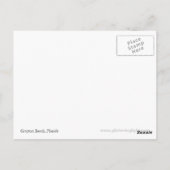 Grayton Beach - 30A Florida - weiße Grenze Postkarte (Rückseite)