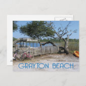 Grayton Beach Florida Postkarte (Vorne/Hinten)