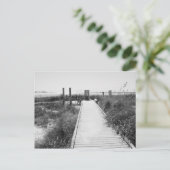 GRAYTON BEACH, FLORIDA - Schwarz-Weiß-Postkarte Postkarte (Stehend Vorderseite)