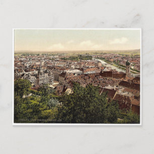 Graz, Aussicht aus Schlossberg, Steiermark, Austro Postkarte