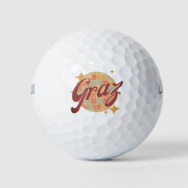 Graz Austria Retro Golfclub Golfball