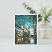 Graz Austria Schöne Öl Paint Landschaft Postkarte (Stehend Vorderseite)