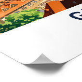 Graz Austria Travel Print Poster (Ecke)