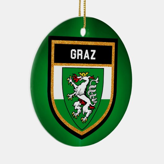 Graz-Flagge Keramikornament (Rechts)