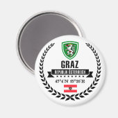 Graz Magnet (Vorderseite/Rückseite)