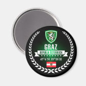 Graz Magnet (Vorderseite/Rückseite)