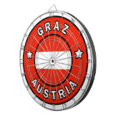 Graz Österreich Dartscheibe (Vorderseite rechts)