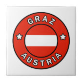 Graz Österreich Fliese (Vorderseite)
