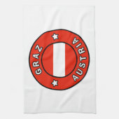Graz Österreich Geschirrtuch (Vertikal)