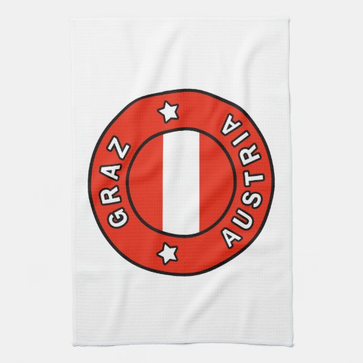 Graz Österreich Geschirrtuch (Vertikal)