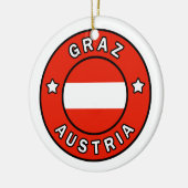 Graz Österreich Keramik Ornament (Links)