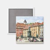 Graz, Österreich - Kühlschrankmagnet von Velvet Es (Vorderseite/Rückseite)