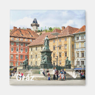 Graz, Österreich - Kühlschrankmagnet von Velvet Es