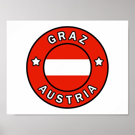 Graz Österreich Poster (Vorne)