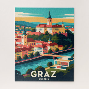Graz Österreich Reise Historische Sehenswürdigkeit Puzzle