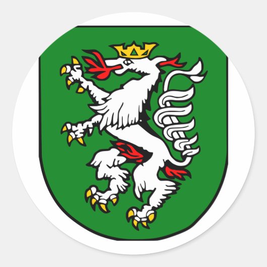 Graz, Österreich Runder Aufkleber (Vorderseite)